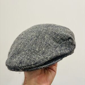 Hats of Ireland Castlebar Flat Cap Men 6 3/4 Pure Donegal Tweed Wool Cabbie